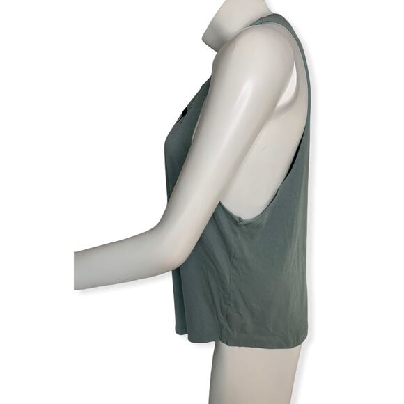 PINK Victoria's Secret soft teal sleeveless tank muscle tee Small - Picture 3 of 5